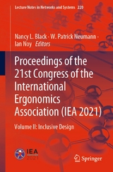 Proceedings of the 21st Congress of the International Ergonomics Association (IEA 2021) - 