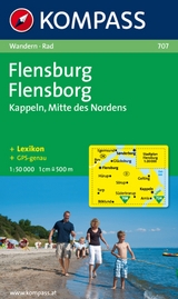 KOMPASS Wanderkarte 707 Flensburg / Flensborg - Kappeln 1:50.000