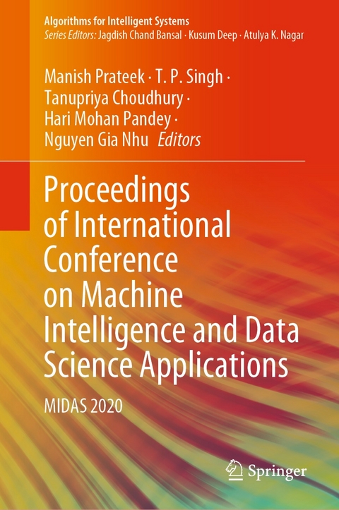 Proceedings of International Conference on Machine Intelligence and Data Science Applications - 