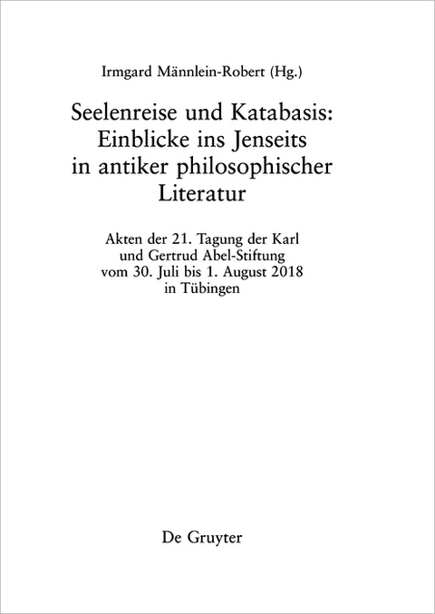 Seelenreise und Katabasis - 