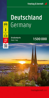 Deutschland, Straßenkarte 1:500.000, freytag & berndt