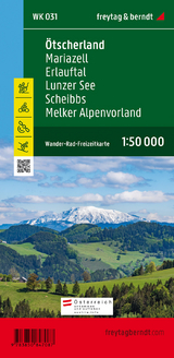 WK 031 Ötscherland - Mariazell - Erlauftal - Lunzer See - Scheibbs - Melker Alpenvorland, Wanderkarte 1:50.000