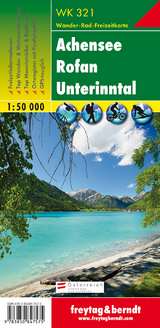 WK 321 Achensee - Rofan - Unterinntal, Wanderkarte 1:50.000 - 