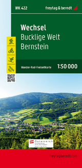 Wechsel - Bucklige Welt - Bernstein, Wanderkarte 1:50.000, WK 422