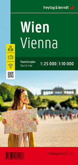 Wien, Stadtplan 1:25.000 / 1:10.000, Touristenplan, freytag & berndt - 