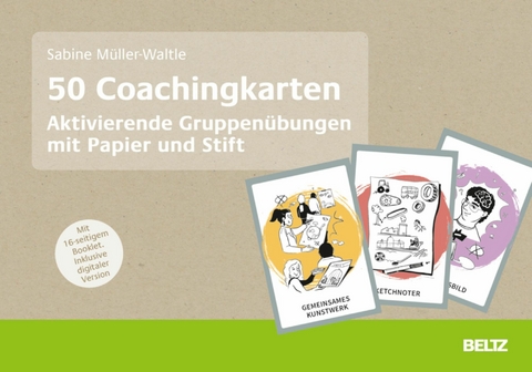 50 Coachingkarten Aktivierende Gruppenübungen mit Papier und Stift -  Sabine Müller-Waltle