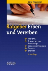 Ratgeber Erben und Vererben - Thümmel, Dirk