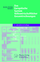 Das Europäische System Volkswirtschaftlicher Gesamtrechnungen - Nissen, Hans-Peter