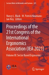 Proceedings of the 21st Congress of the International Ergonomics Association (IEA 2021) - 