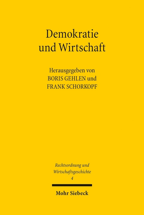 Demokratie und Wirtschaft - 