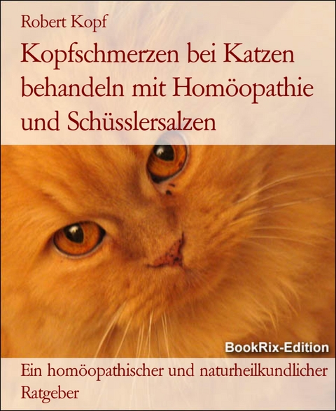 Kopfschmerzen bei Katzen behandeln mit Homöopathie und Schüsslersalzen - Robert Kopf