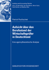 Aufsicht über den Berufsstand der Wirtschaftsprüfer in Deutschland - Patrick Paulitschek