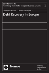 Debt Recovery in Europe - Holzhauser, Guido; Sutter, Carolin