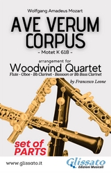 Woodwind Quartet "Ave Verum Corpus" by Mozart (score & parts) - Wolfgang Amadeus Mozart