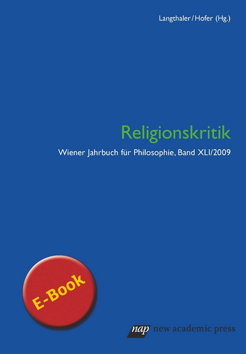 Wiener Jahrbuch für Philosophie 2009 - 