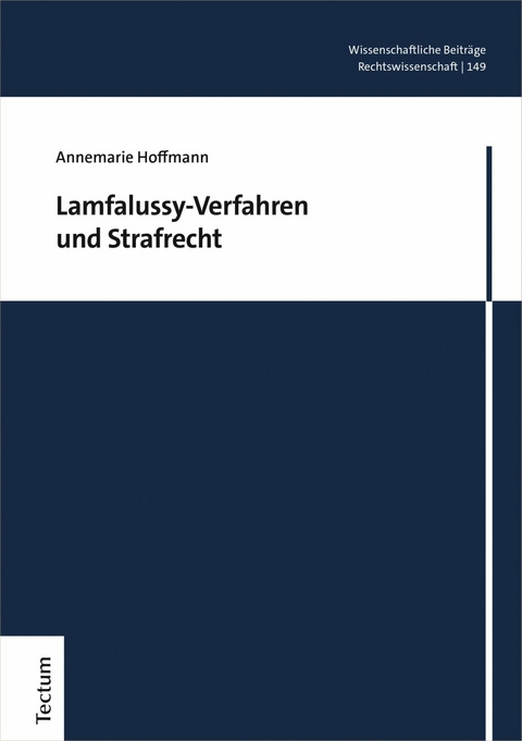 Lamfalussy-Verfahren und Strafrecht - Annemarie Hoffmann