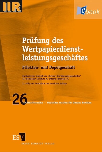 Prüfung des Wertpapierdienstleistungsgeschäftes - 