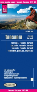 Reise Know-How Landkarte Tansania, Ruanda, Burundi (1:1.200.000) - Reise Know-How Verlag Reise Know-How Verlag Peter Rump