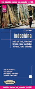 Reise Know-How Landkarte Indochina (1:1.200.000): Vietnam, Laos, Kambodscha - Peter Rump Verlag