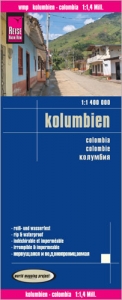 Reise Know-How Landkarte Kolumbien (1:1.400.000) - Reise Know-How Verlag Reise Know-How Verlag Peter Rump