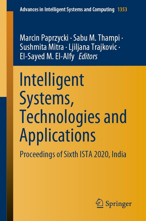 Intelligent Systems, Technologies and Applications - 