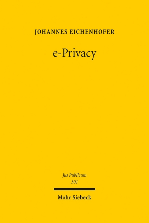 e-Privacy -  Johannes Eichenhofer