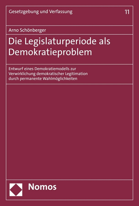 Die Legislaturperiode als Demokratieproblem - Arno Schönberger