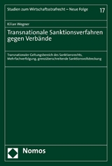 Transnationale Sanktionsverfahren gegen Verbände - Kilian Wegner