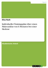 Individueller Trainingsplan über einen Makrozyklus von 6 Monaten bei einer Skoliose - Elisa Ruch