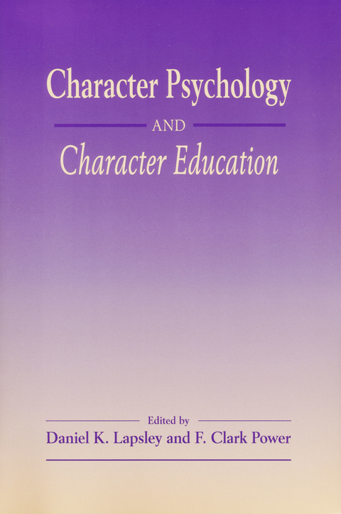 Character Psychology And Character Education - 