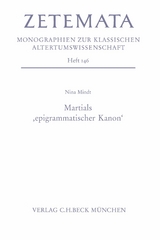 Martials 'epigrammatischer Kanon' - Nina Mindt