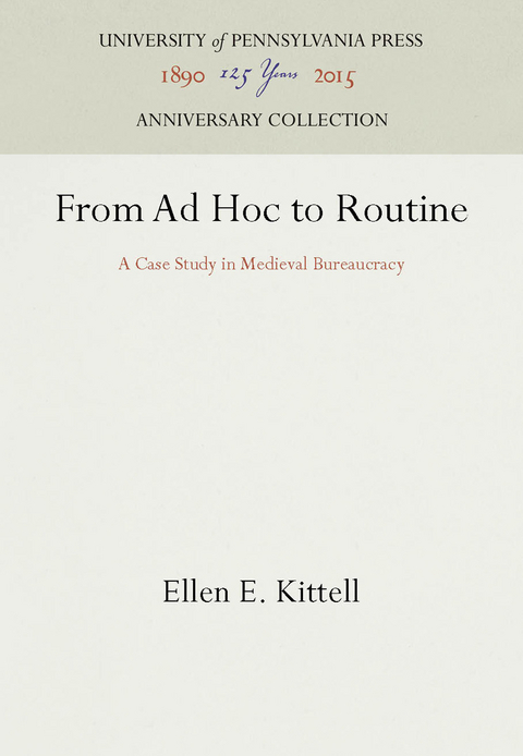 From Ad Hoc to Routine -  Ellen E. Kittell