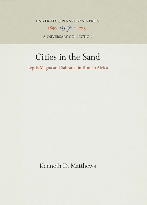 Cities in the Sand - Kenneth D. Matthews