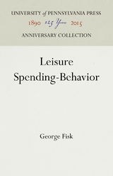 Leisure Spending-Behavior -  George Fisk