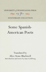 Some Spanish-American Poets