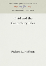 Ovid and the Canterbury Tales - Richard L. Hoffman