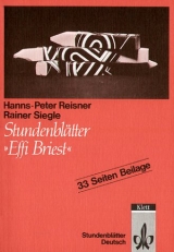 Stundenblätter "Effi Briest" - Hanns P Reisner, Rainer Siegle