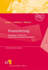 Finanzierung - Gräfer, Horst; Schiller, Bettina; Rösner, Sabrina