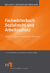 Fachwörterbuch Sozialrecht und Arbeitsschutz - - Deutsch - Englisch - Französisch - Italienisch - Bellucci, Tiziana; Scheufler, Uta; Raschke, Ulrich