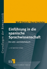 Einführung in die spanische Sprachwissenschaft - Dietrich, Wolf; Geckeler, Horst