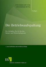 Die Betriebsaufspaltung - Kaligin, Thomas