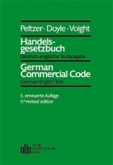 Handelsgesetzbuch /German Commercial Code - Peltzer, Martin; Voight, Elizabeth A