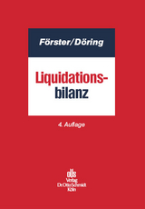 Liquidationsbilanz - Förster, Wolfgang; Döring, Vera