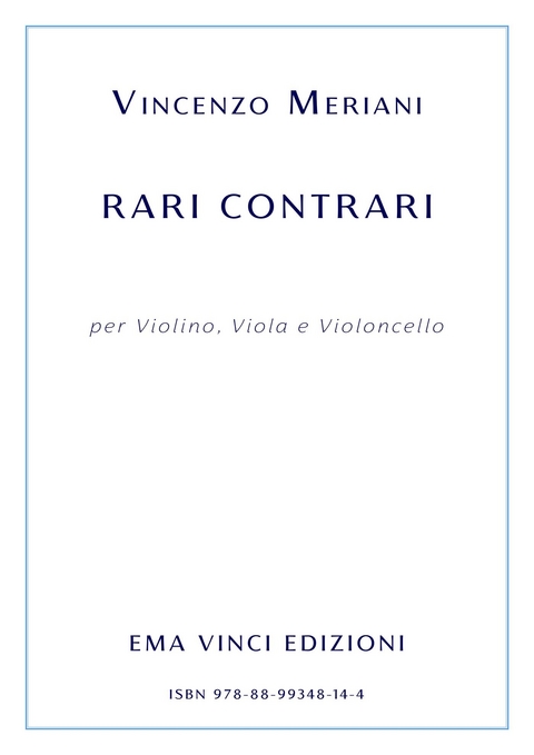 Rari Contrari - Vincenzo Meriani