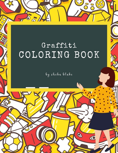 Graffiti Coloring Book for Teens (Printable Version) - Sheba Blake