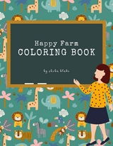 Happy Farm Coloring Book for Kids Ages 3+ (Printable Version) - Sheba Blake