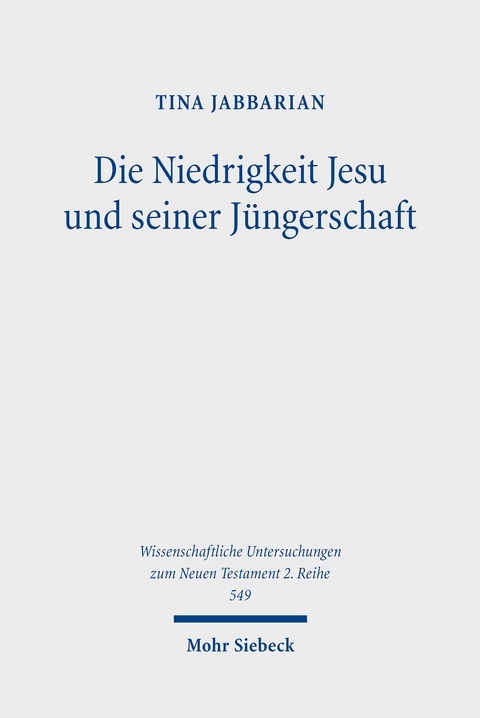 Die Niedrigkeit Jesu und seiner Jüngerschaft -  Tina Jabbarian