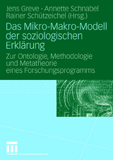 Das Mikro-Makro-Modell der soziologischen Erklärung - 