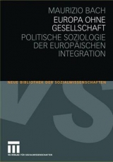 Europa ohne Gesellschaft - Maurizio Bach