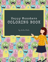 Happy Monsters Coloring Book for Kids Ages 3+ (Printable Version) - Sheba Blake